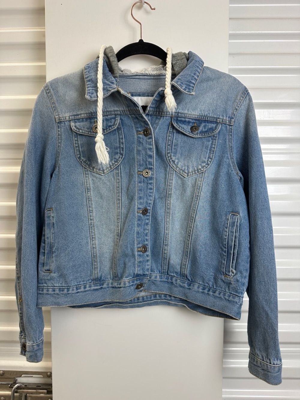 The Style Between Us‎ Denim Hooded Jacket